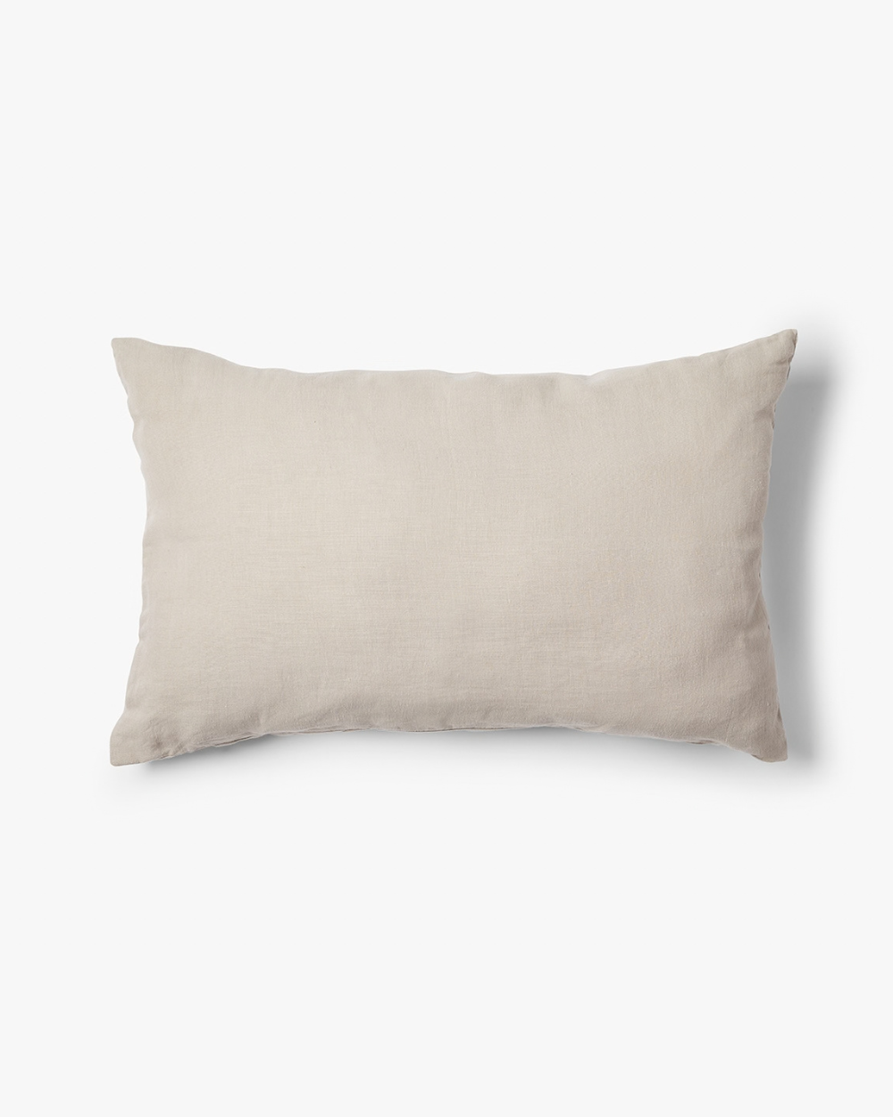 Washed 100% linen decorative cushion Scotty 60x40 cm Taupe