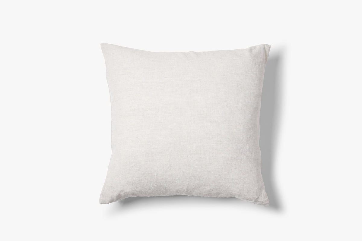 Washed 100% linen decorative cushion Scotty 50x50 cm Natural