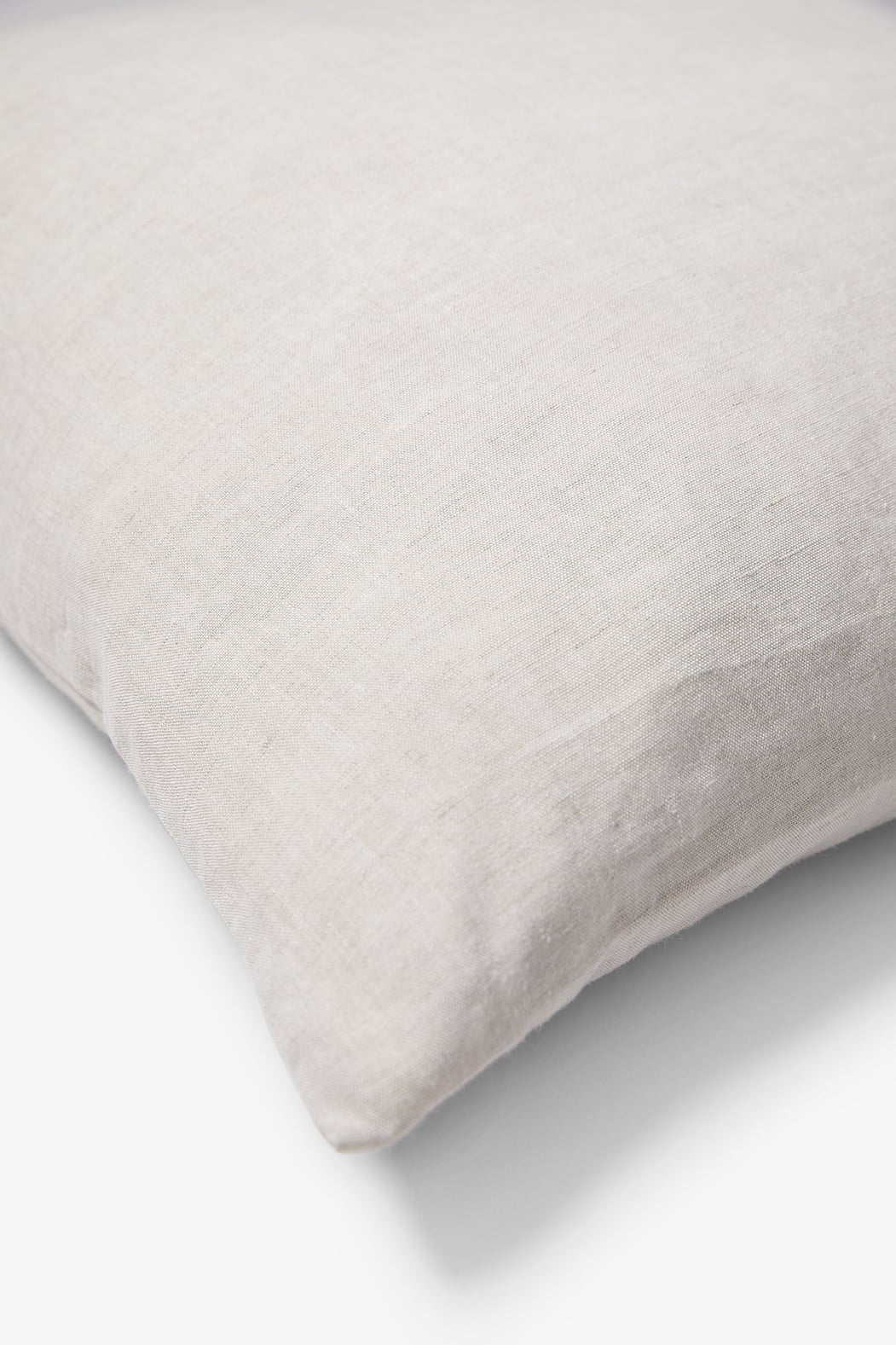 Gewassen 100% linnen sierkussen Scotty 50x50 cm Naturel