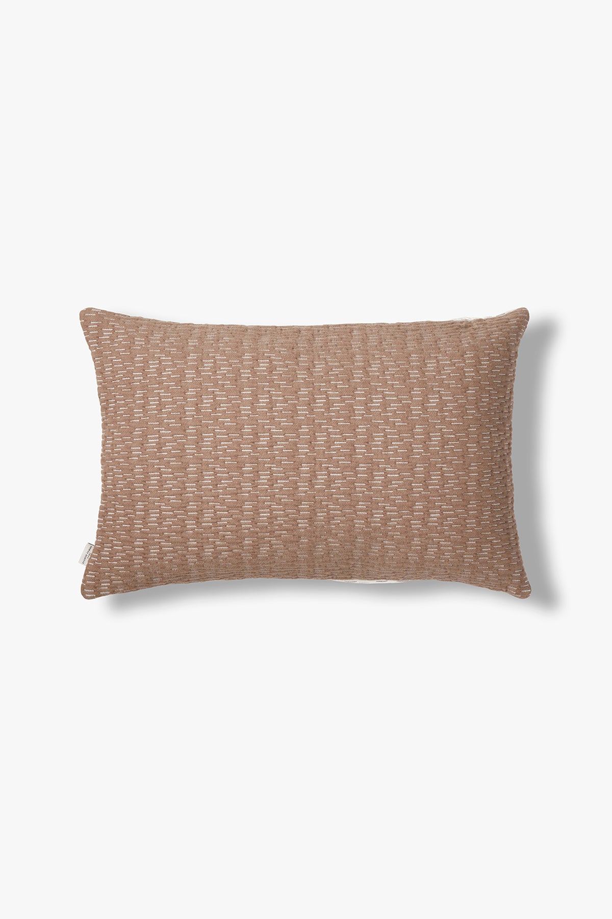 Soft two-tone quilted decorative cushion Olivia 60x40 cm