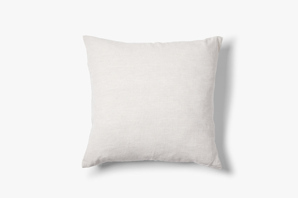 Washed 100% linen decorative cushion Scotty 50x50 cm Natural