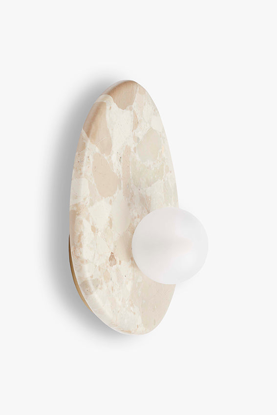 Exclusieve Kunis Breccia marmer wandlamp Nina