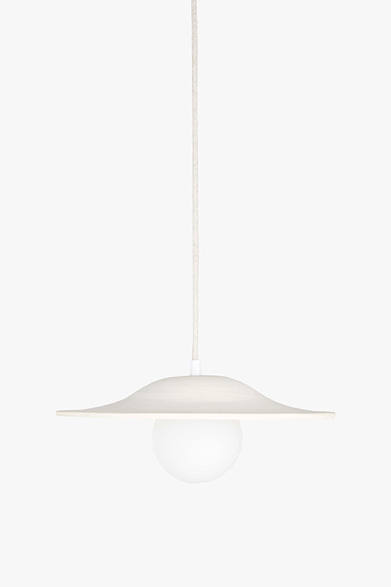 Handmade July pendant lamp in natural Portuguese earthenware