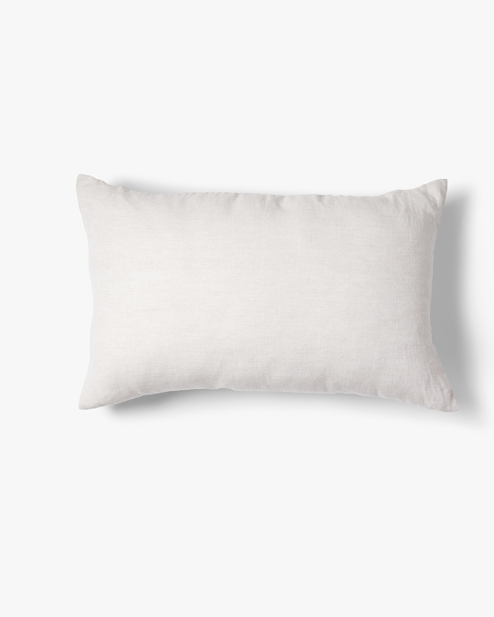 Washed 100% linen decorative cushion Scotty 60x40 cm Natural
