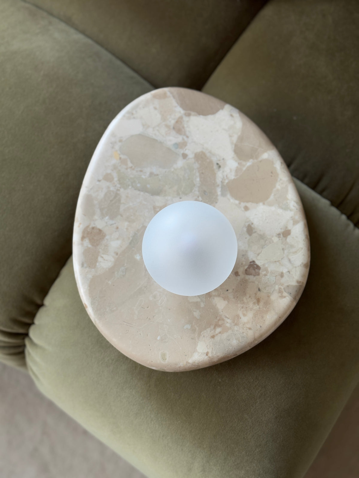 Exclusieve Kunis Breccia marmer wandlamp Nina