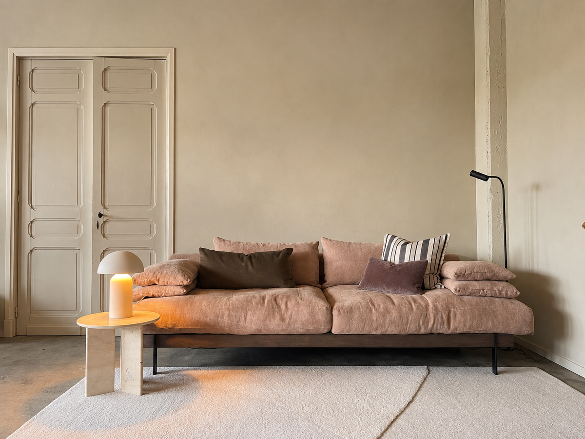 Wollen vloerkleed Rose 200x290 ton sur ton